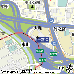 愛知県一宮市丹陽町九日市場切戸周辺の地図