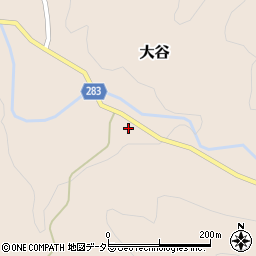 鳥取県東伯郡三朝町大谷469周辺の地図