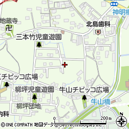 愛知県春日井市牛山町1988-8周辺の地図