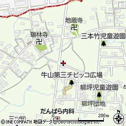 愛知県春日井市牛山町1323-1周辺の地図