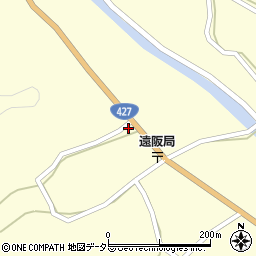 兵庫県丹波市青垣町山垣1733周辺の地図