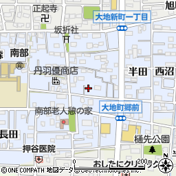 愛知県岩倉市大地町郷内1253周辺の地図