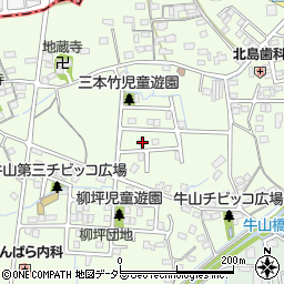 愛知県春日井市牛山町1988周辺の地図