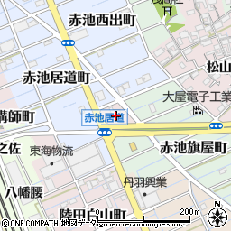愛知県稲沢市赤池町不所土周辺の地図