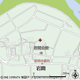 京都府福知山市岩間周辺の地図