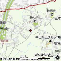 愛知県春日井市牛山町1371周辺の地図