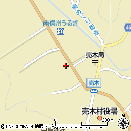 長野県下伊那郡売木村639周辺の地図