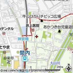 愛知県春日井市牛山町336周辺の地図