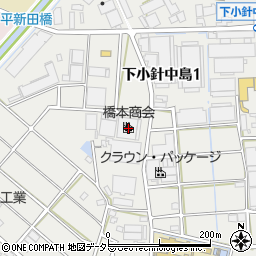 吉川紙商事小牧物流センター周辺の地図
