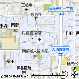 愛知県岩倉市大地町郷内1251周辺の地図