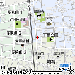 愛知県岩倉市下本町下寺廻72周辺の地図