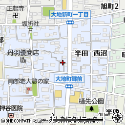 愛知県岩倉市大地町郷内1256周辺の地図