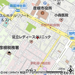 滋賀県彦根市佐和町周辺の地図