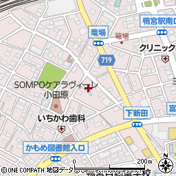 山崎英語塾周辺の地図