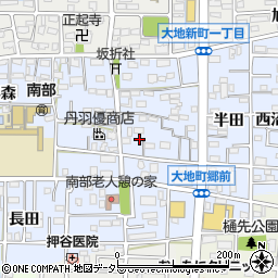 愛知県岩倉市大地町郷内1248周辺の地図