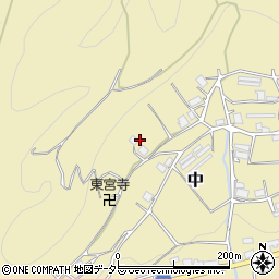 京都府船井郡京丹波町中大西23周辺の地図