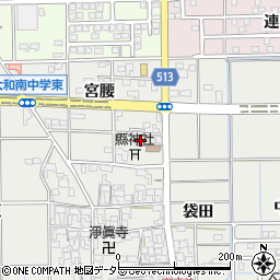 愛知県一宮市大和町南高井宮腰86周辺の地図