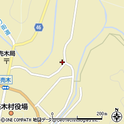 長野県下伊那郡売木村745周辺の地図