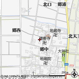 愛知県一宮市大和町於保郷中2486周辺の地図