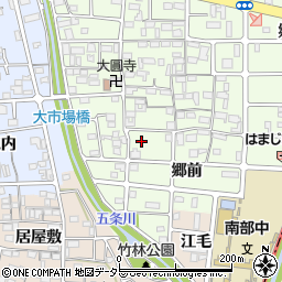 愛知県岩倉市大市場町郷前周辺の地図