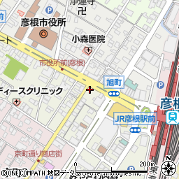 エイブルネットワーク　彦根駅前店周辺の地図