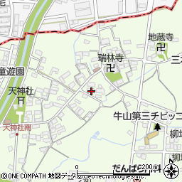 愛知県春日井市牛山町1372周辺の地図