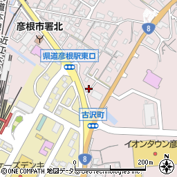 滋賀県彦根市古沢町354周辺の地図