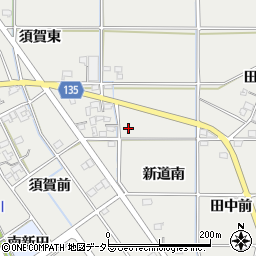 愛知県一宮市明地新道南11周辺の地図