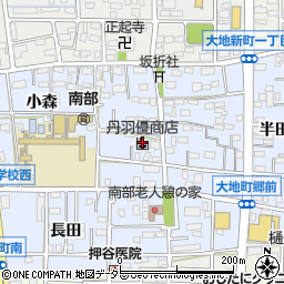 愛知県岩倉市大地町郷内1170周辺の地図