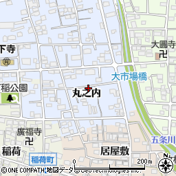 愛知県岩倉市下本町丸之内周辺の地図