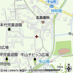 愛知県春日井市牛山町2009周辺の地図