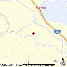 京都府南丹市美山町長尾（中戸）周辺の地図