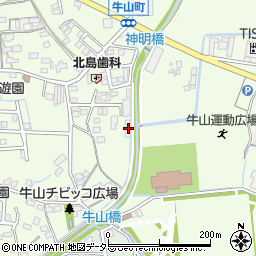 愛知県春日井市牛山町1877周辺の地図