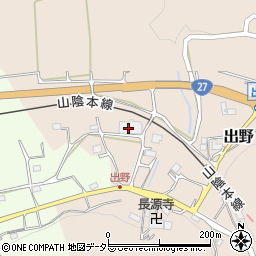 京都府船井郡京丹波町出野中路周辺の地図