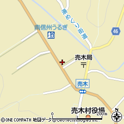 長野県下伊那郡売木村642周辺の地図