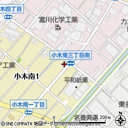 愛知県小牧市小木南1丁目20周辺の地図