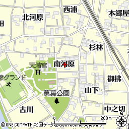 愛知県一宮市萩原町戸苅南河原周辺の地図