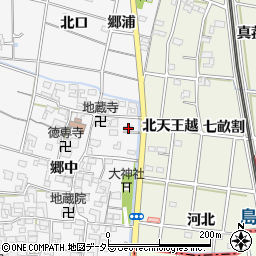 愛知県一宮市大和町於保郷中2459周辺の地図