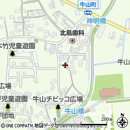 愛知県春日井市牛山町1866周辺の地図