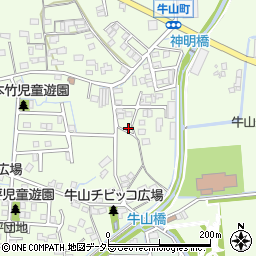 愛知県春日井市牛山町1866周辺の地図