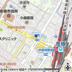 エリッツ　彦根駅前店周辺の地図