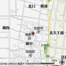 愛知県一宮市大和町於保郷中2437周辺の地図