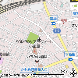 神奈川県小田原市南鴨宮2丁目周辺の地図