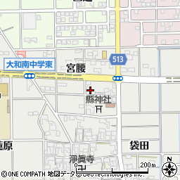 愛知県一宮市大和町南高井宮腰79周辺の地図