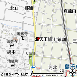愛知県一宮市大和町氏永北天王越1361周辺の地図