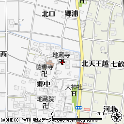 愛知県一宮市大和町於保郷中2440周辺の地図