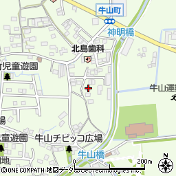 愛知県春日井市牛山町1869周辺の地図