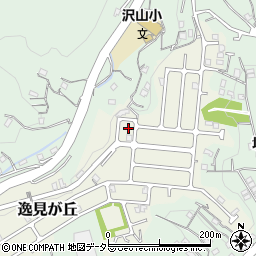 神奈川県横須賀市逸見が丘3-4周辺の地図