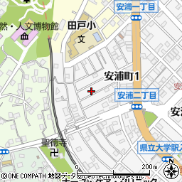 堀アパート周辺の地図