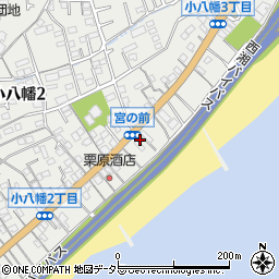 神奈川新聞　中元寺新聞店周辺の地図